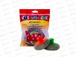 GRENDY Мочалка нержавеющая сетчатая  с ручкой 20гр. 1 шт.(пакет)