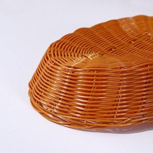 Корзинка для фруктов и хлеба Доляна «Капучино», 27x22x6 см