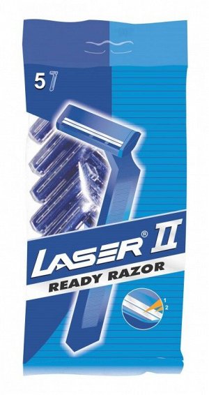 Laser Разове бритвы с двумя лезвиями серии "Лазер II" (5шт)     24132