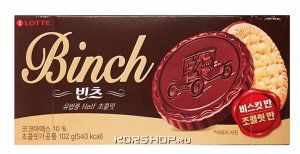 Печенье binch lotte, корея, 102 г