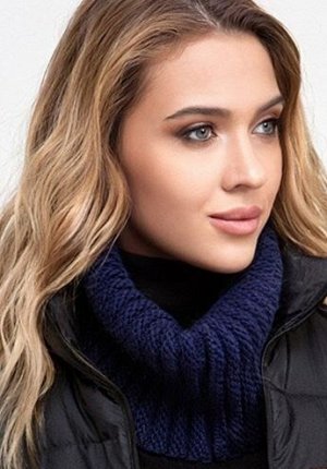 Снуд женский вязаный