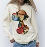 ХУДИ С ПРИНТОМ SNOOPY арт. 5644466 712, белый