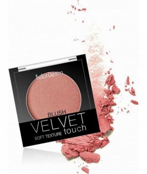 BELORDESIGN Румяна компактные VELVET TOUCH тон 101 нежный персик