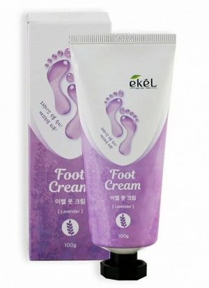 Ekel Крем для ног с ароматом лаванды Foot Cream Lavender 100 г