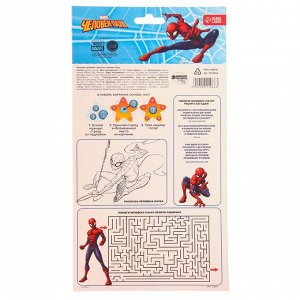 Мозаика гелевыми стразами "Человек-паук"