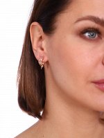 Серьги  ML ювелирная бижутерия с фианитами, 488912, арт.847.149