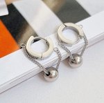 Серьги сталь, цвет серебро, 488912, арт.847.155