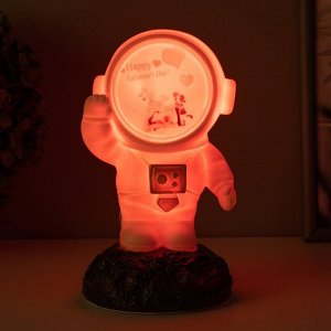 Ночник Космонавт LED USB МИКС 7,5х7,5х17,5 см