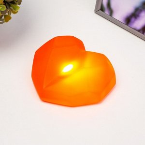 Ночник Сердце LED от батареек МИКС 12х11х4,5 см