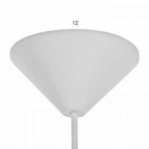 Светильник BayerLux Колпак "Верджи" 1 лампа E27 40Вт белый д.300