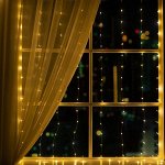 Гирлянда «Занавес» 1.6 ? 1.6 м роса, IP20, серебристая нить, 160 LED, свечение тёплое белое, 8 режимов, 220 В
