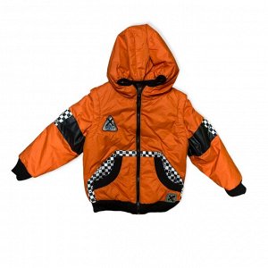 Куртка д/м +толстовка оранжевый/черный (Комплект)