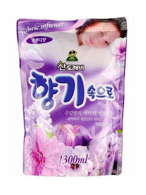 SDK Кондиционер для белья «Лаванда» Soft Aroma Lavender 1300 мл (мягкая упаковка)