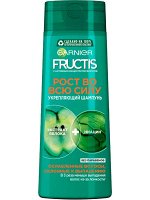 Гарньер, Fructis Шампунь для волос &quot;Фруктис, Рост во всю Силу&quot;, укрепляющий, для ослабленных волос, склонных к выпадению, 400 мл, Garnier