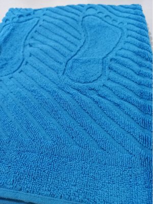 Махровый коврик для ног цвет Синий горизонт 50*70 см