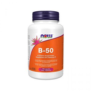 Витамины отдельные NOW Vitamin B-50 100 veg caps