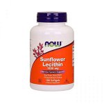 Аминокислоты (BCAA) NOW Sunflower Lecithin 1200mg 100 softgel