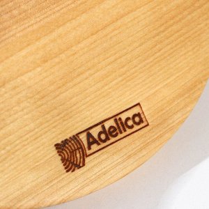 Менажница Adelica, 3 секции, с ручкой, 22x1,8 см, массив берёзы