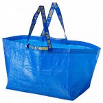 IKEA / FRAKTA ФРАКТА Сумка, большая, синий55x37x35 см/71 л