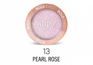 ALVIN D'OR AES-19 Тени для век одинарные сатиновые BOLD EYES (13 - перламутровая роза) NEW!