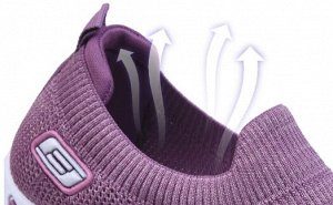 Кроссовки легкие текстильные дышащие, фиолетовый