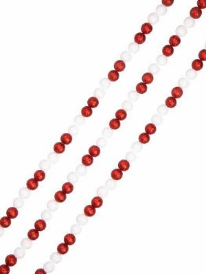 Новогодняя гирлянда Красный и белый из пенополистирола / 170x1,5см