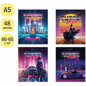 Тетрадь 48л., А5, клетка ArtSpace ""Стиль. Cyberpunk""