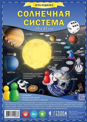 Геодом Солнечная система. Игра-ходилка с фишками.