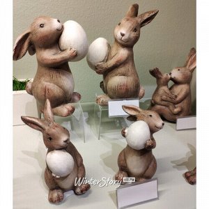 Керамическая садовая фигурка Пасхальный Кролик Данте 14 см (Kaemingk)