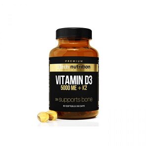 Витамины отдельные aTech PREMIUM Vitamin D3 5000 + K2 60 softgel