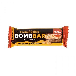 Батончики / печенье / напитки BOMBBAR Peanut Butter батончик ореховый протеиновый 70g