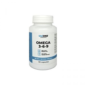 Омега - 3, Жирные кислоты UniONE Omega 3-6-9 90 caps