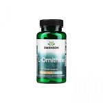 Аминокислоты (BCAA) Swanson L-Ornithine - Free Form 500mg 60 veg caps