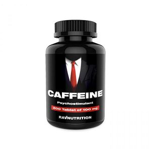 Добавки растительные RavNutrition CAFFEINE 200mg 100 tab