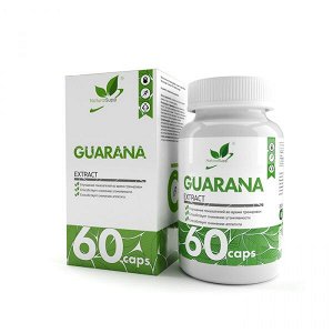 Добавки растительные NaturalSupp Guarana extract 60 caps