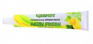 GRENDY Зубная паста «Aktiv fresh лимон+отбеливание» 100р