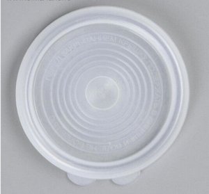 Крышкa для горячего консервировaния, d=8 см, ПЭТ 1-82, цвет белый