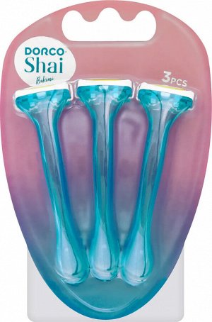 DORCO Станок бритвенный для зон БИКИНИ одноразовый  (3 шт. блистер) Bikini