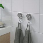 IKEA / KROKFJORDEN, крючок с присоской, оцинкованный