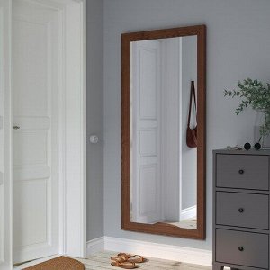 TOFTBYN, Зеркало, ясеня/коричневый, 75x165 см