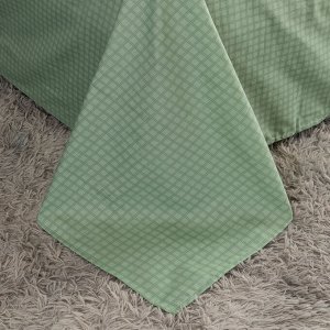 Viva home textile Комплект постельного белья Делюкс Сатин на резинке LR424