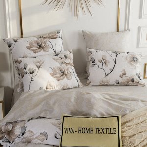 Viva home textile Комплект постельного белья Делюкс Сатин L432