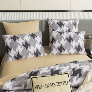 Viva home textile Комплект постельного белья Делюкс Сатин L435