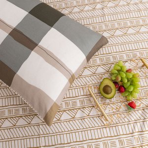 Viva home textile Комплект постельного белья Делюкс Сатин на резинке LR446