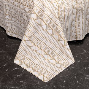 Viva home textile Комплект постельного белья Делюкс Сатин на резинке LR446
