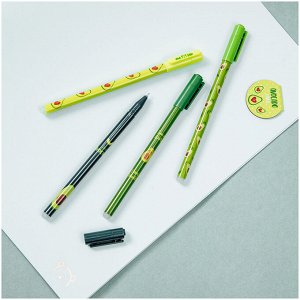 Ручка гелевая стираемая ПИШИ-СТИРАЙ MESHU Avocado, синяя, 0,5мм, корпус ассорти