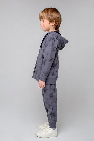 Куртка для мальчика Crockid КР 301876 серая дымка, гранжевая текстура к348
