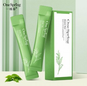 ONE SPRING Green Tea Moisturizing Sleeping Mask ночная гель-маска для лица с зеленым чаем, 4мл*20шт