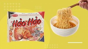 Пшеничная лапша HAOHAO вкус ким-чи
