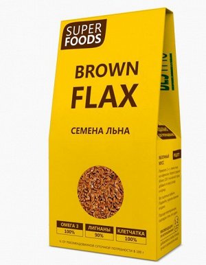 Семена коричневого льна 150 г (Brown Flax Seeds)
